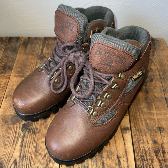 Redhead Bone Dry Womens Hiking Ankle Boots Brown Leather Gore-Tex Size 6 M - Picture 2 of 11